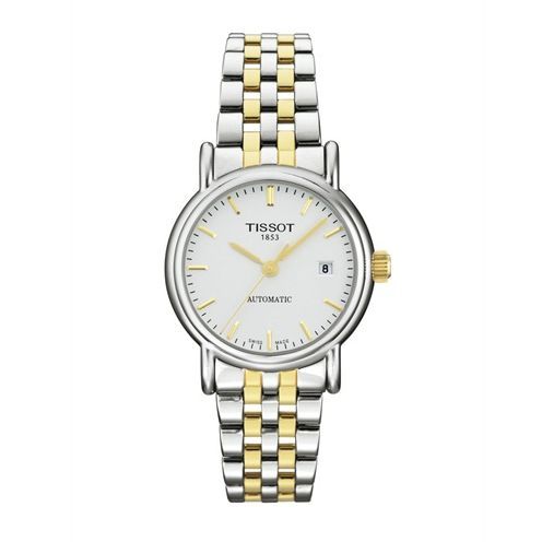 Tissot Carson Automatic 27 Stainless Steel / Yellow Gold PVD / Silver / Bracelet